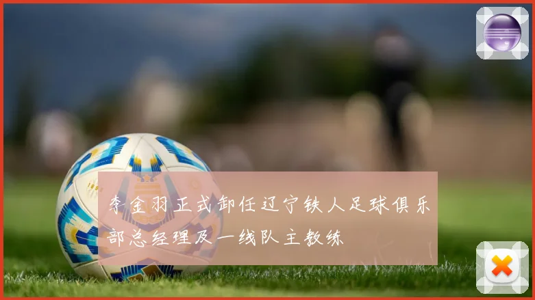 李金羽正式卸任辽宁铁人足球俱乐部总经理及一线队主教练